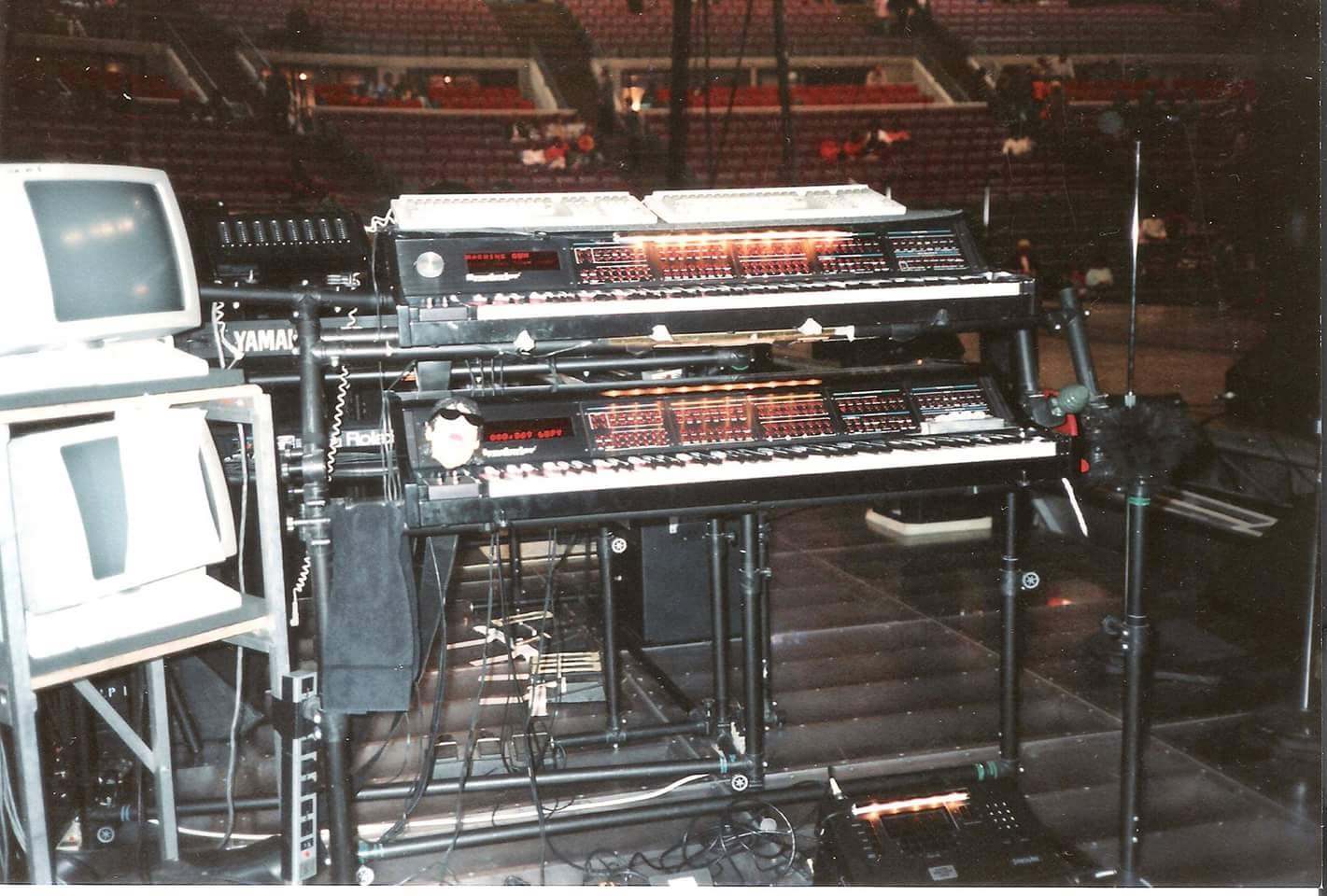 Synth rig for Michael Jackson's 1988 Bad World Tour.