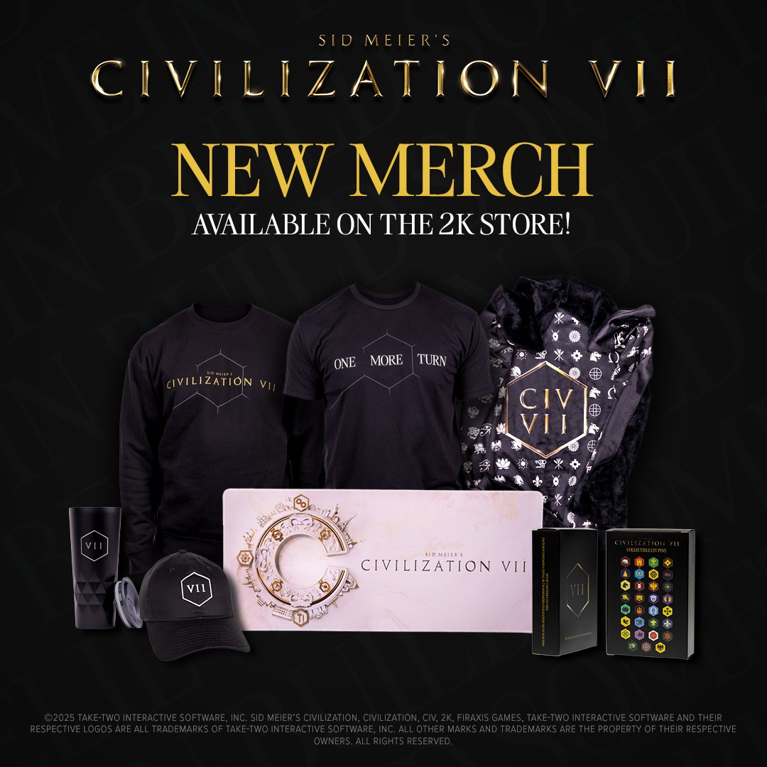 New Civ 7 merch just landed on... - Sid Meier’s Civilization | Facebook