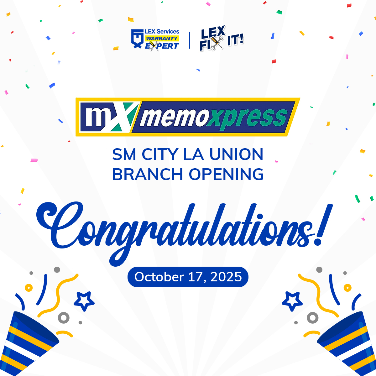 LEX - MemoXpress SM City La Union is NOW OPEN! 🎉 Level up your brand ...