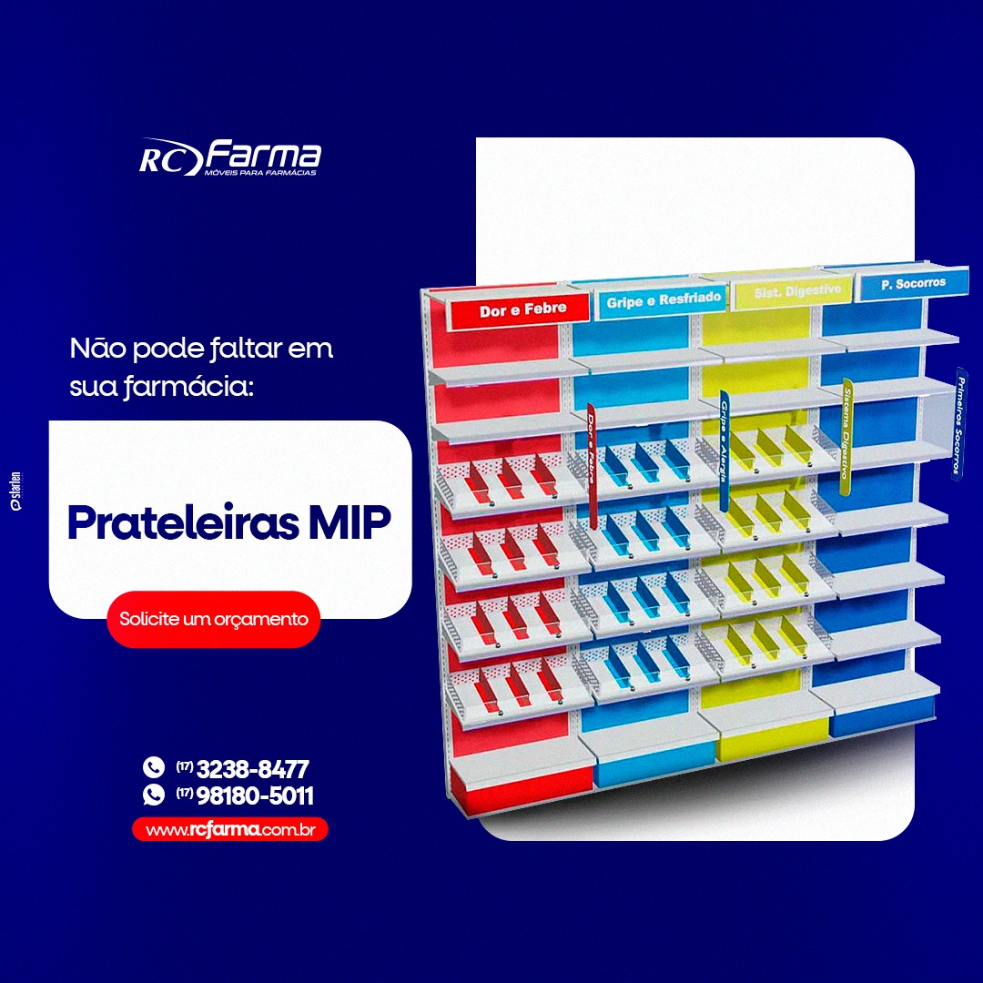 Os MIPs, ou Medicamentos... - RC Farma Móveis para Farmácia