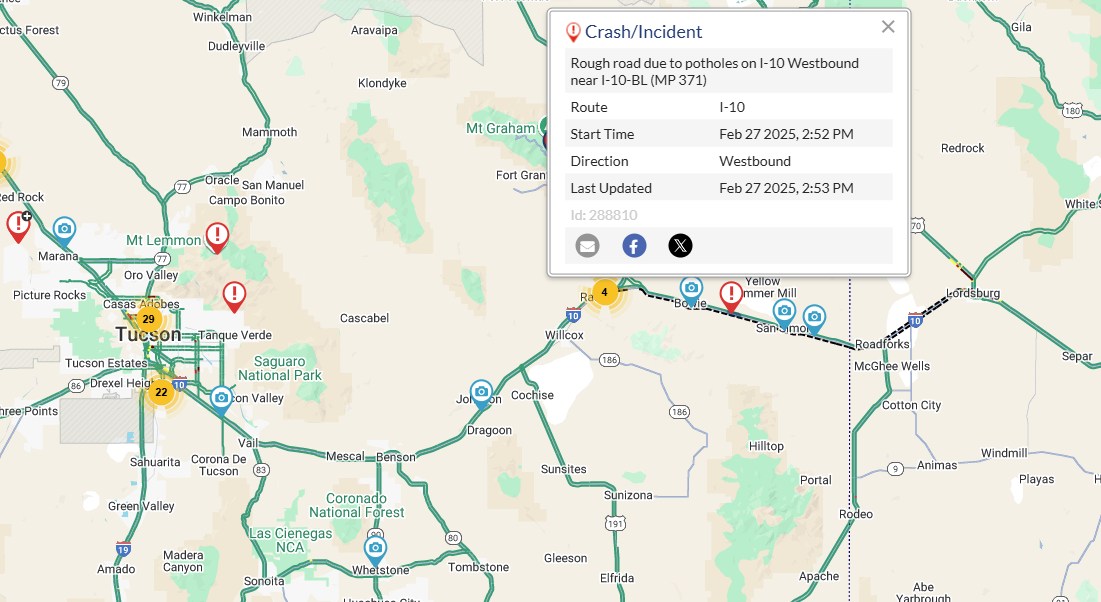 Dan - UPDATE Eastbound I-10 just reopened at the US 191 northbound ...