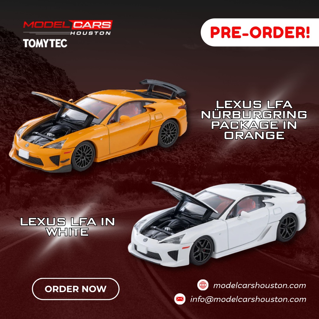 Model - 🔥 Pre-Orders! Two legends, one drop — the Lexus LFA and the LFA ...