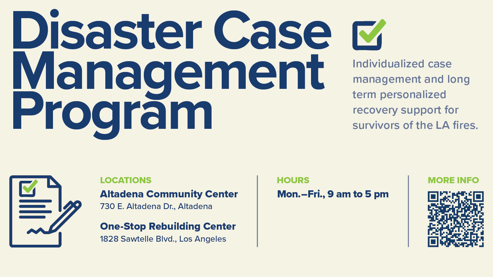 California - Personalized case management is available for those ...