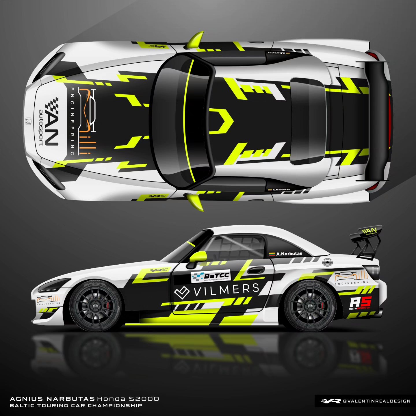 🇦🇷x🇱🇹 New Honda S2000 livery design... - Valentin Real Design | Facebook