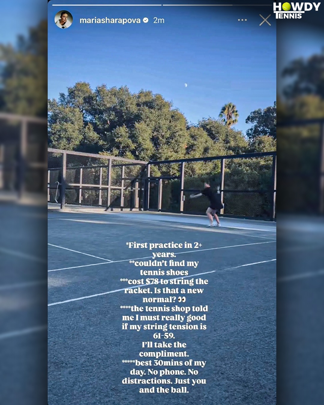 Howdy - Maria Sharapova shocked by hefty restringing bill as she ...