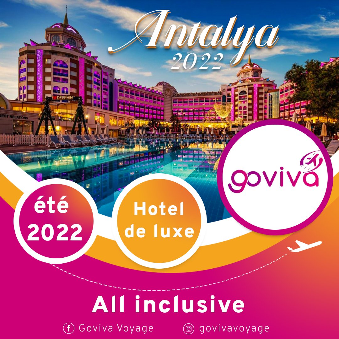 Goviva - ️🌎voyage Organisé a #Antalya ️🌎 🔥 Réservation 58 Wilayas 🔥💰 🌹 ...