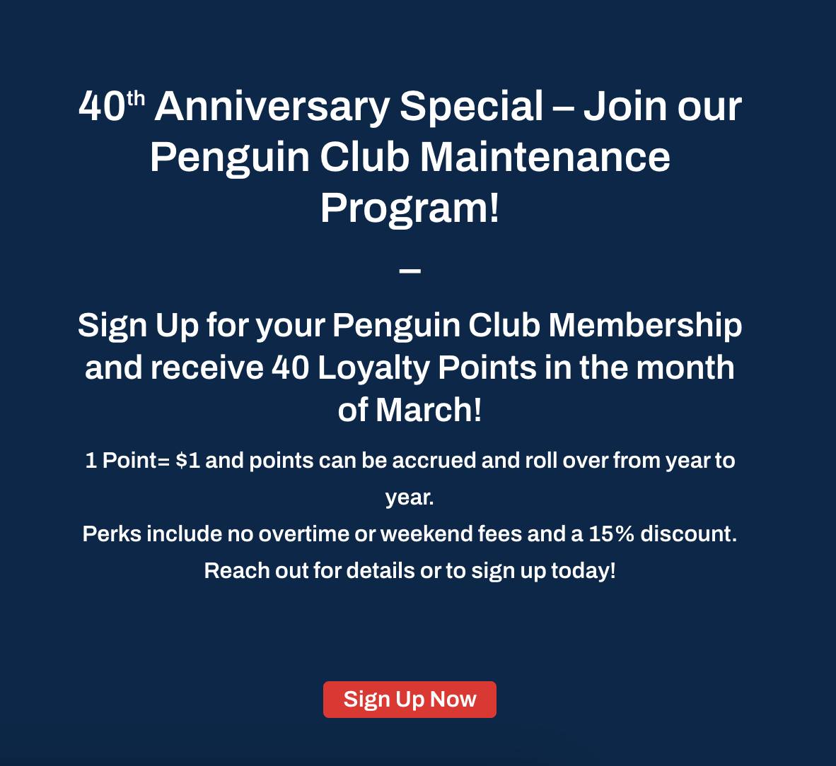 Progressive - 🎊 40th Anniversary Special! 🎊 Join the Penguin Club this ...