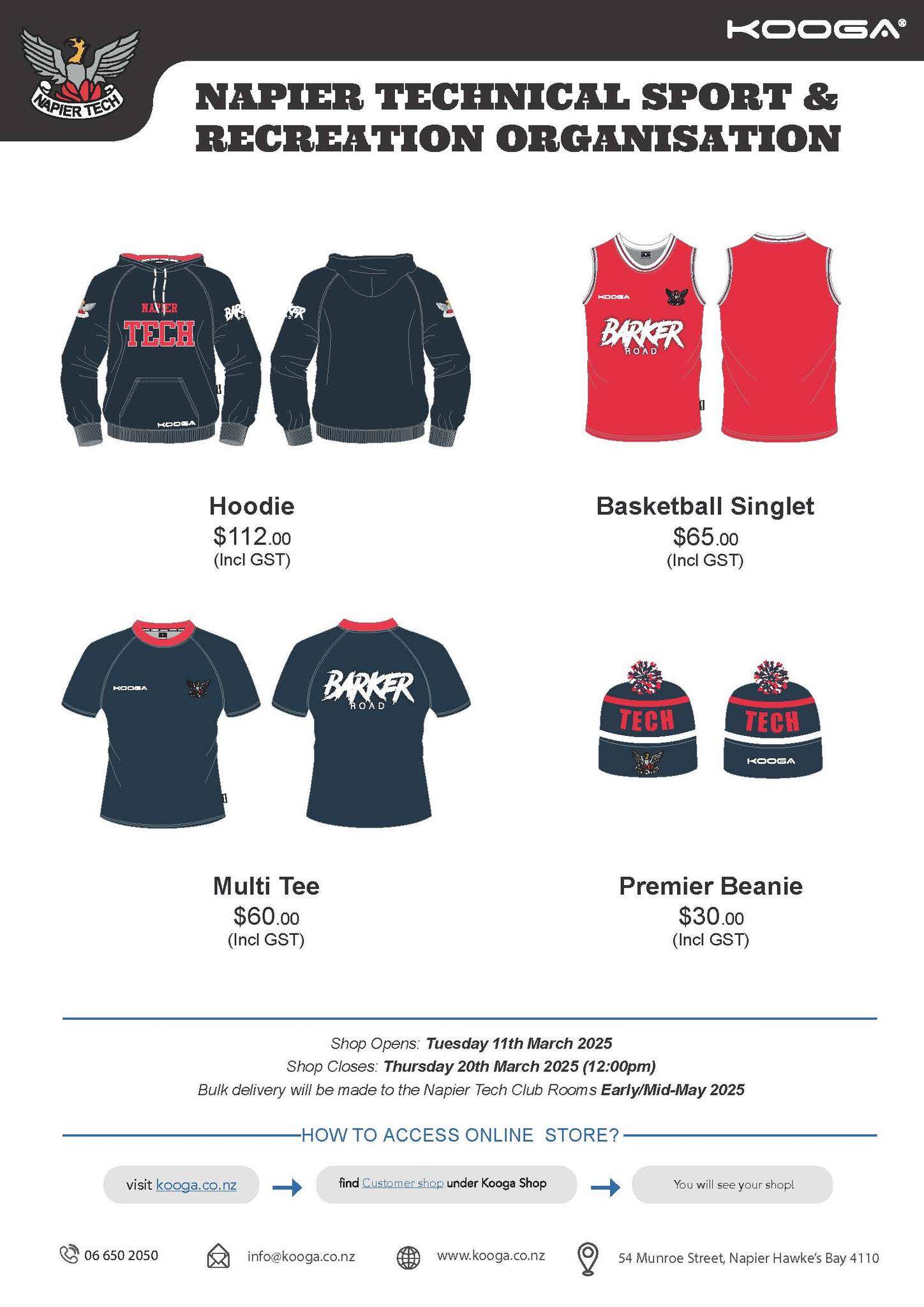 Napier - ‼️REMINDER‼️ Napier Technical Supporters Merch is now ...