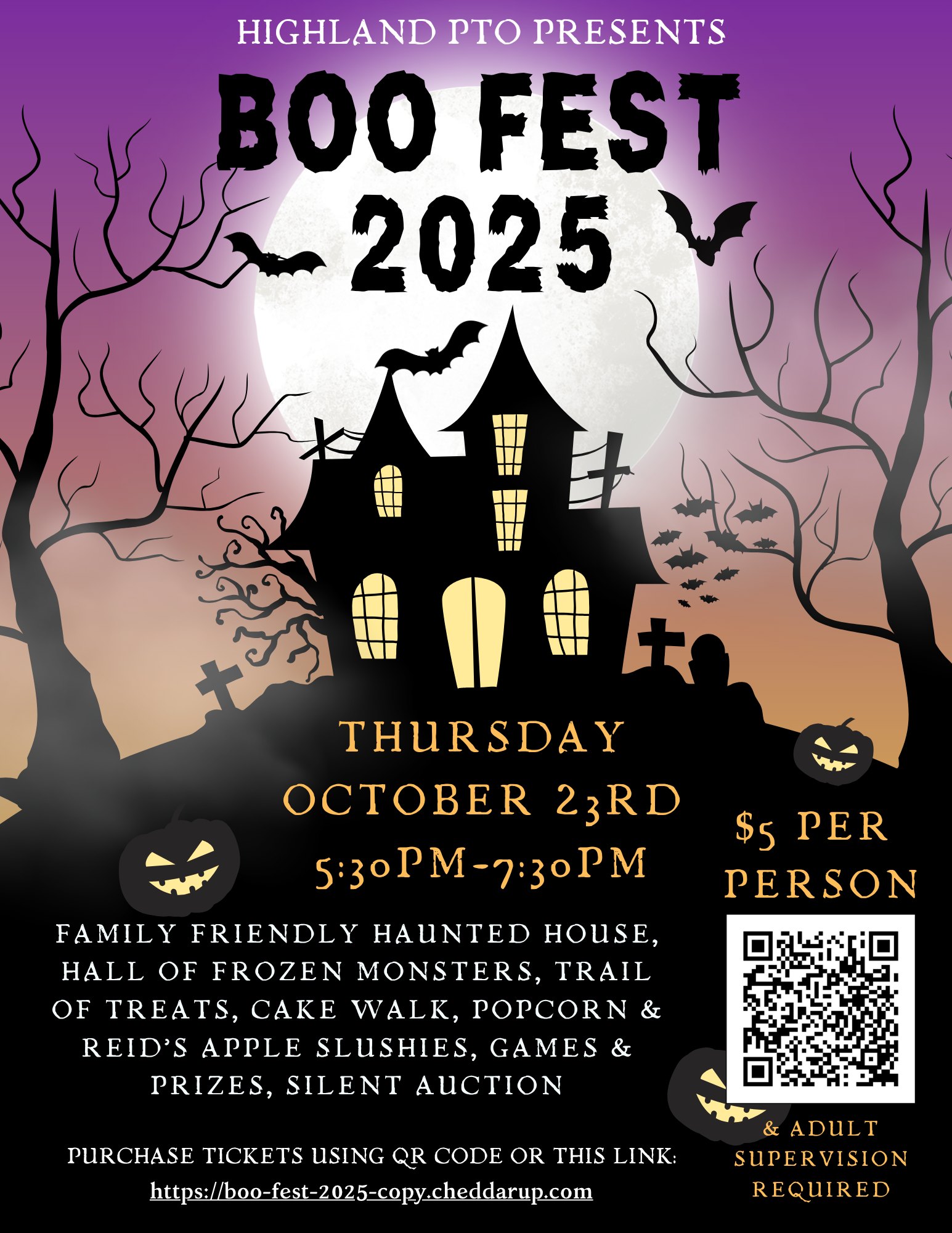 Highland - 🎃👻 Boo Fest 2025 Tickets are LIVE! 👻🎃 Highland PTO is ...