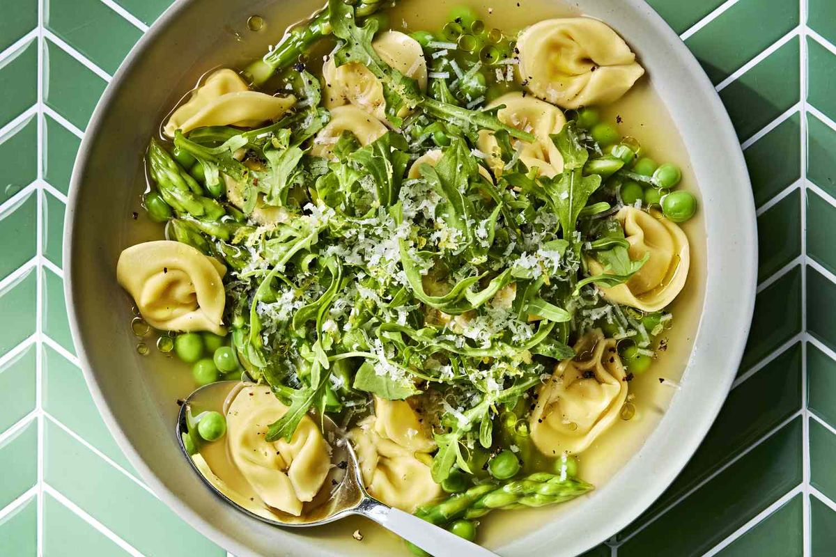 MyRecipes - This bright and springy pasta dish made with... | Facebook