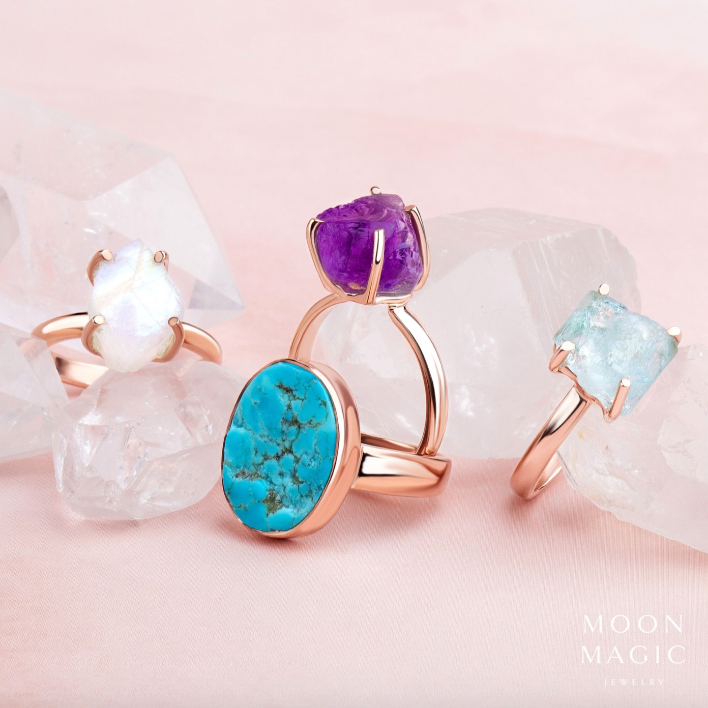 Moon Magic - • Just arrived: Your favorite crystal rings...