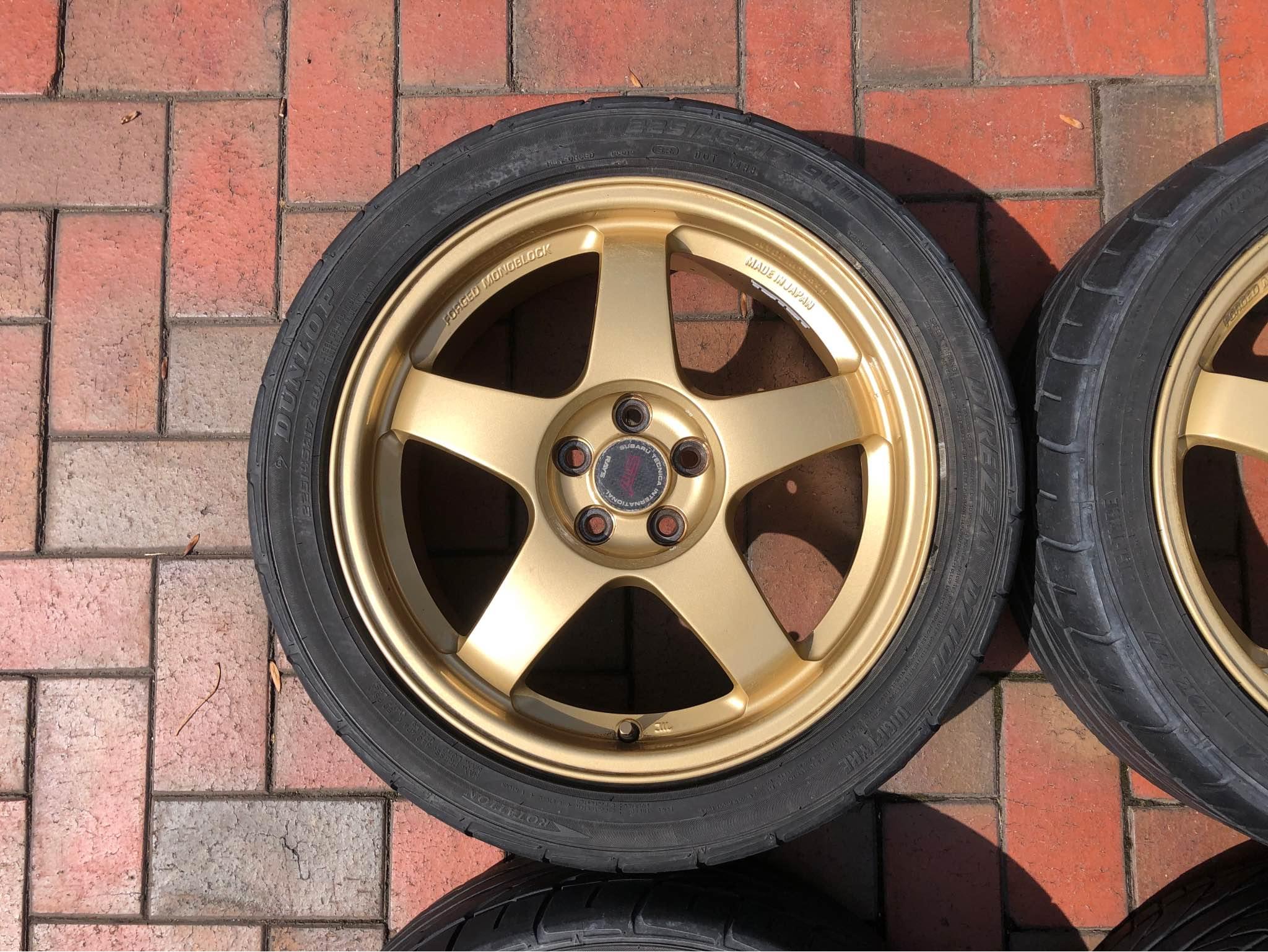 Rays RE B20 Subaru STI Optional Wheels Tyres - Car Wheels, Tires 