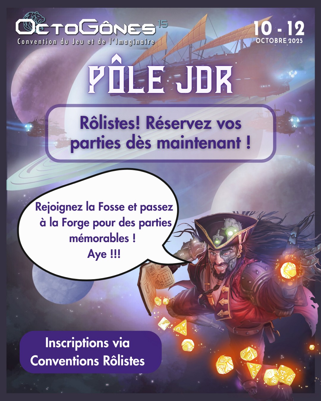 Convention - 🎲🔥 Les inscriptions sont ouvertes pour intégrer des tables ...