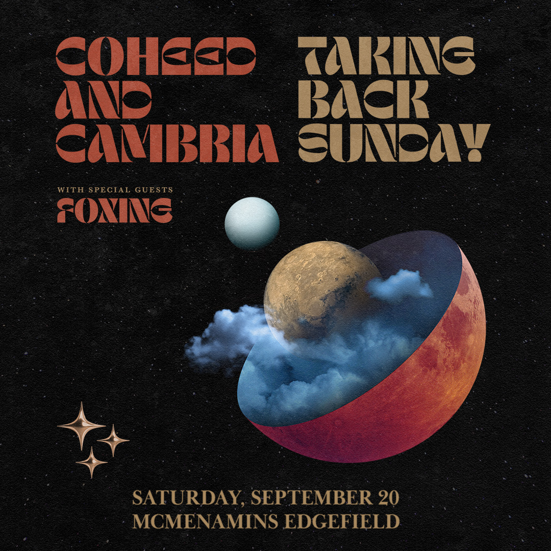Edgefield - Coheed and Cambria & Taking Back Sunday tonight – A Few ...