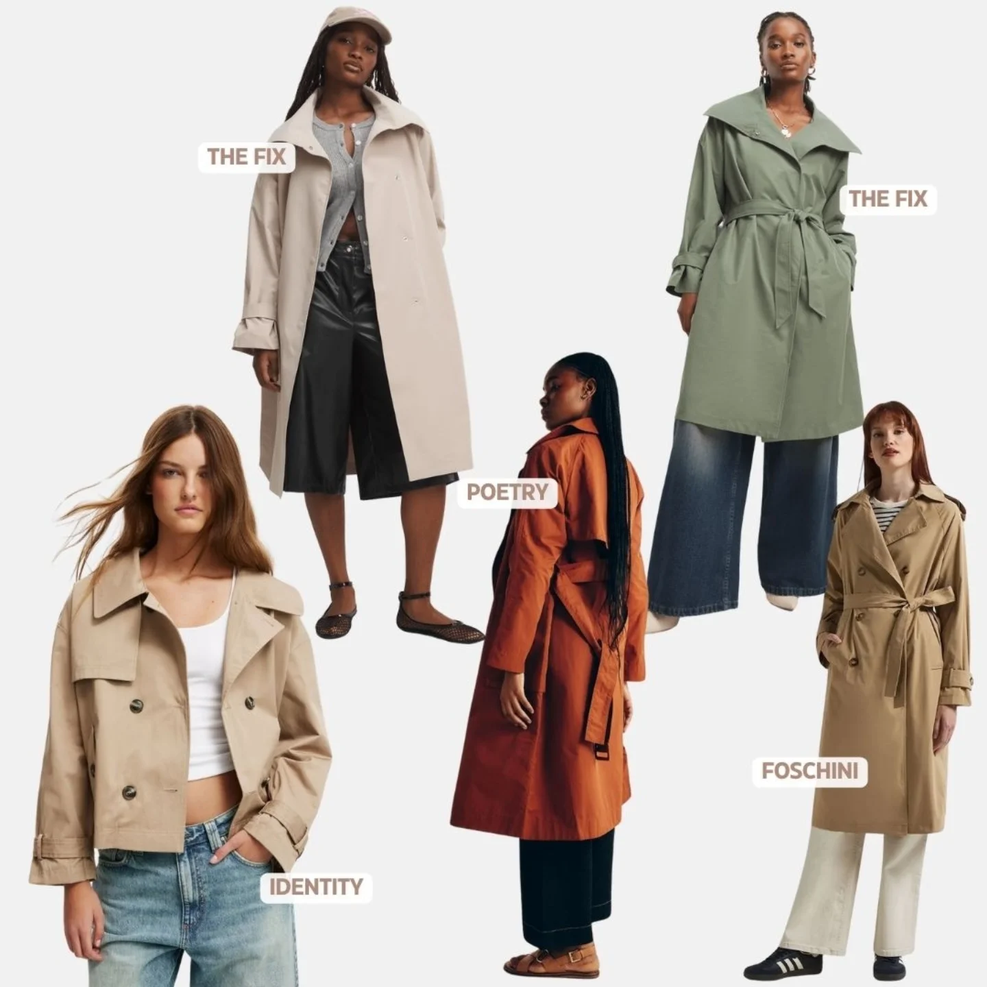 Spring vibes in short trench coat 🌼 