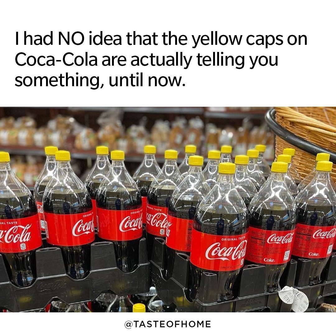 Taste of Home - The yellow caps only appear on bottles of... | Facebook