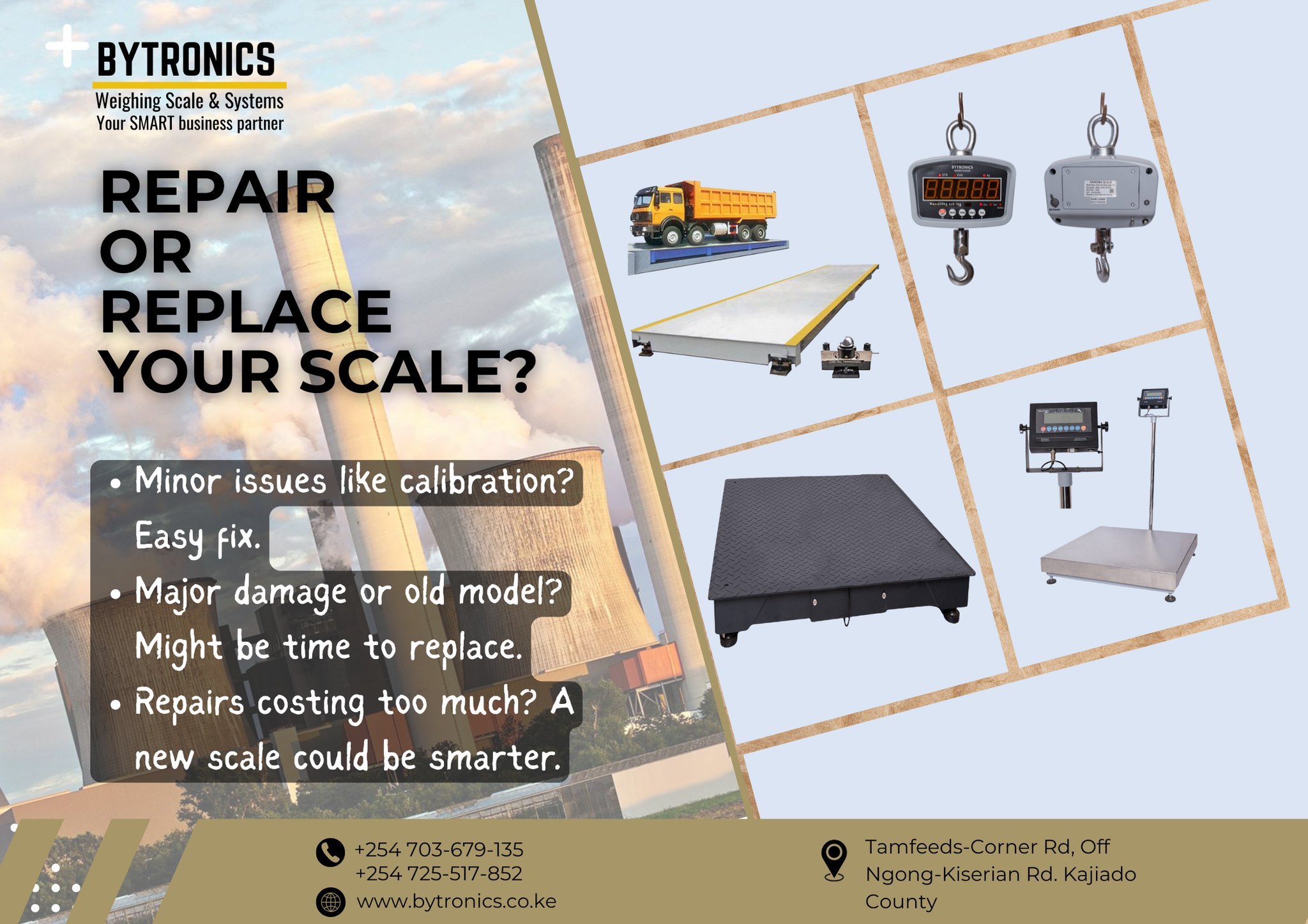 View of Bytronics - Repair or Replace Your Scale? If your weighing scale is ...