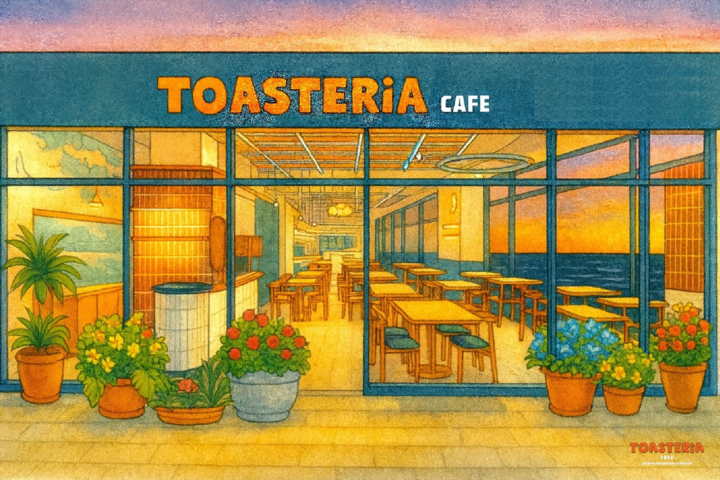 TOASTERiA - TOASTERiA CAFE 林口三井店開幕倒數！ 從裝潢、桌椅、軟件到牆面顏色，都討論不下百次，設計草稿更是全出自 ...
