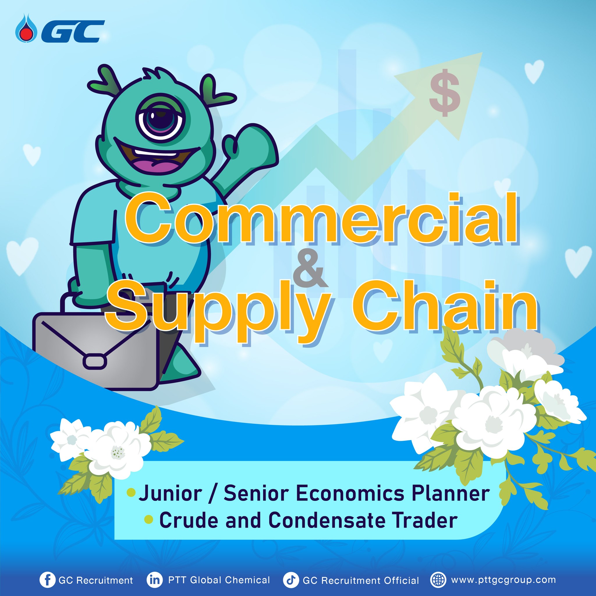 GC - Junior / Senior Economics Planner https://careers.pttgcgroup.com ...