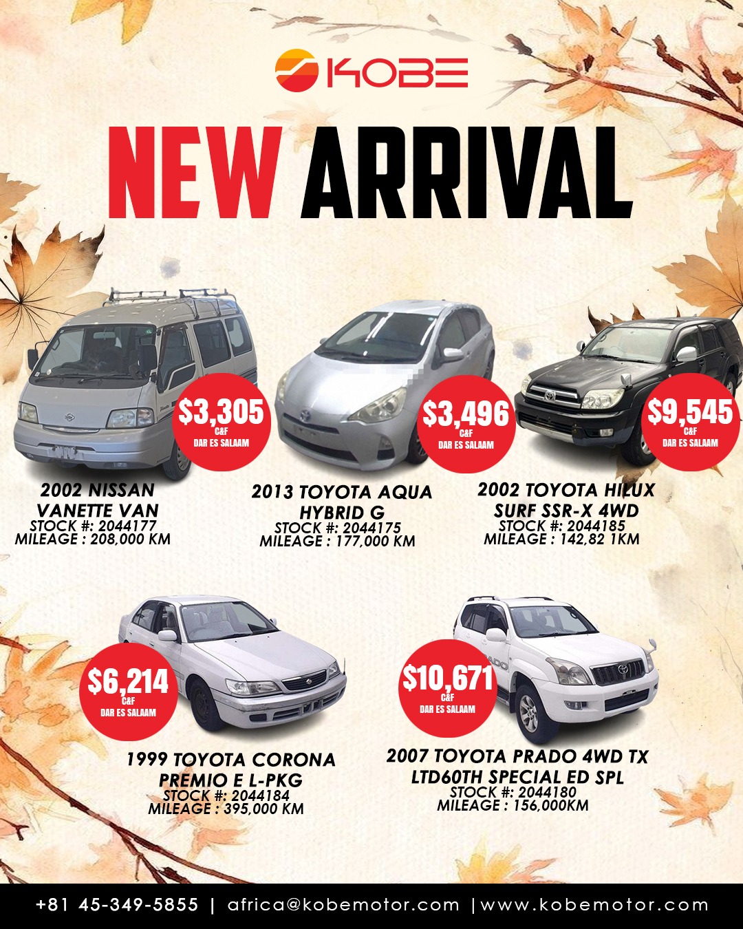 🚗 New Arrivals This Week! 🚗 Fresh units have landed — featuring