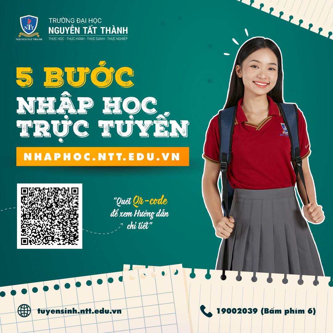 🛑HƯỚNG DẪN 5 BƯỚC NHẬP HỌC TRỰC TUYẾN NTTU 2025 📲📲 🌐Thí sinh trúng ...