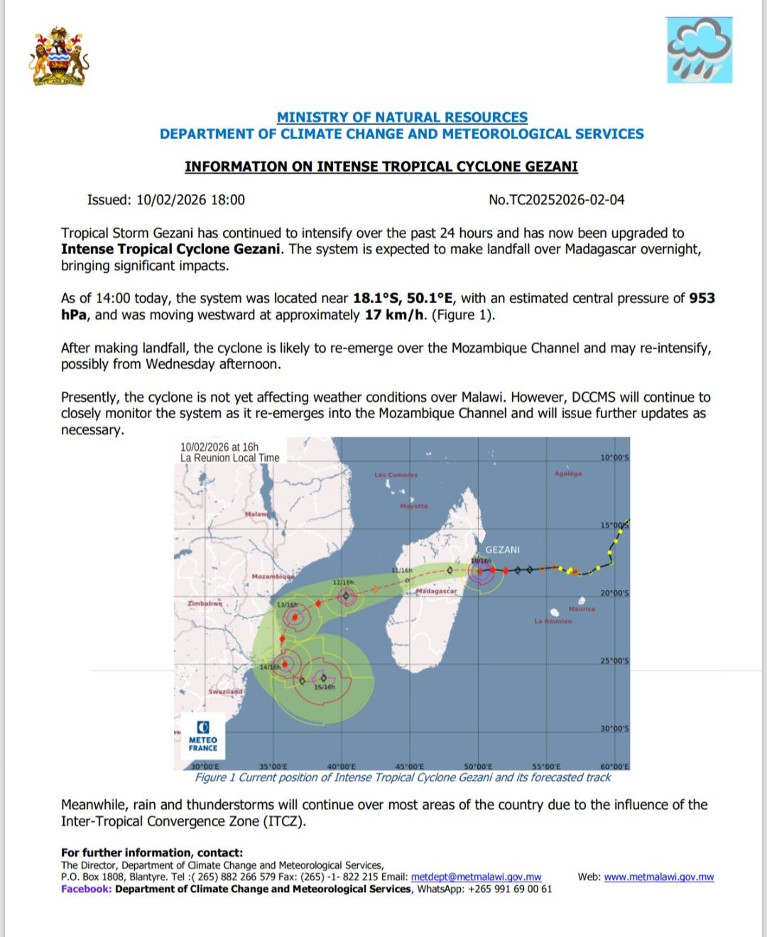 Department of Climate Change and Meteorological Services