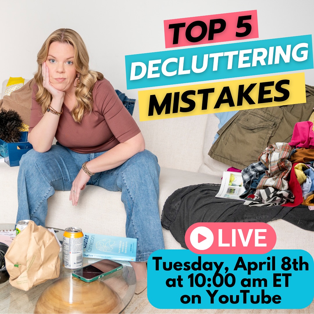 ClutterBug - Join me LIVE on Tuesday, April 8th at 10:00... | Facebook
