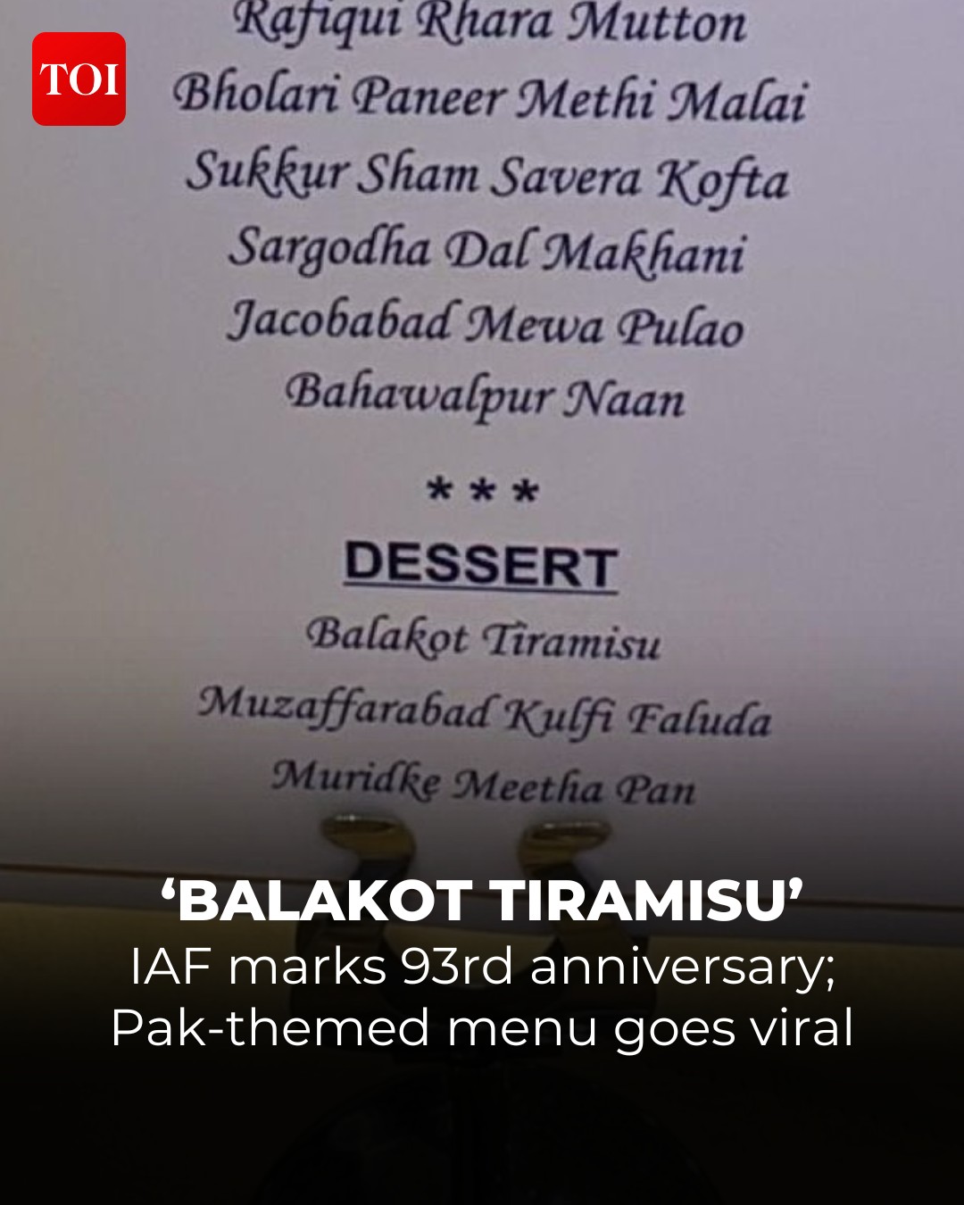 The Times - ‘Rawalpindi Chicken’: #IAF’s 93rd anniversary celebration's ...