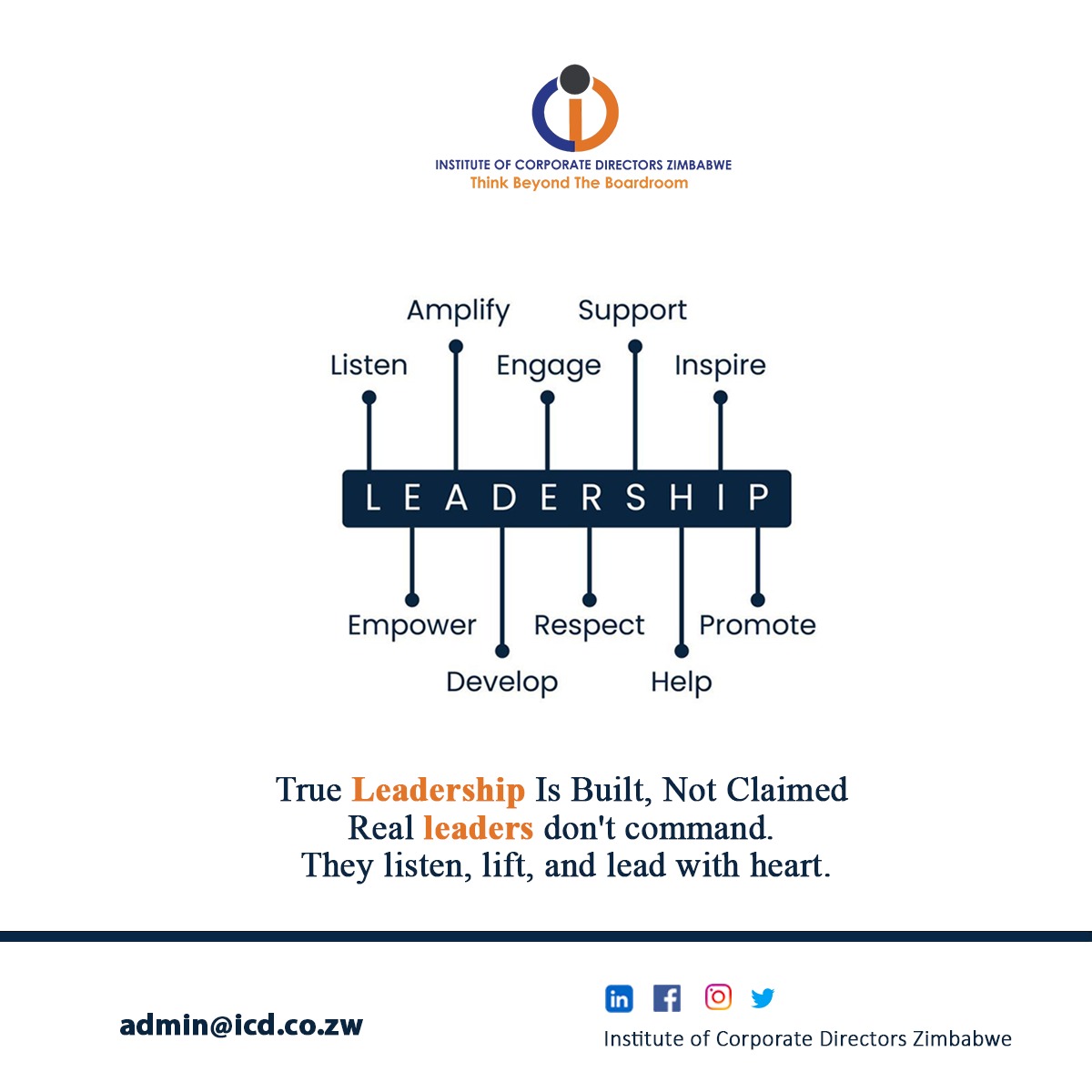 Institute - The Aesthetics of Aspiration ICD Zimbabwe’s leadership ...