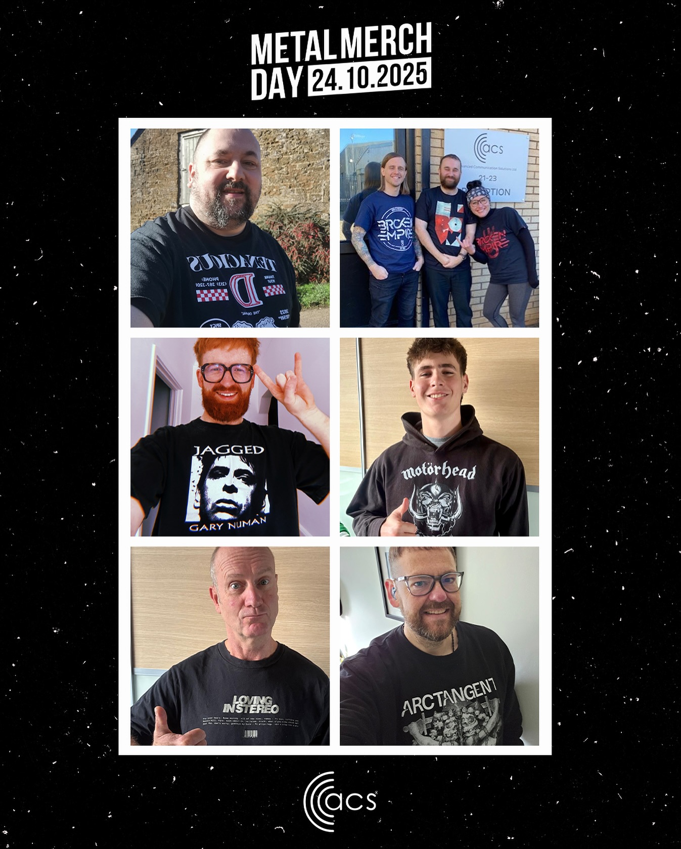 ACS Custom - 🖤 METAL MERCH DAY 2025 🖤 Today we’re proud... | Facebook