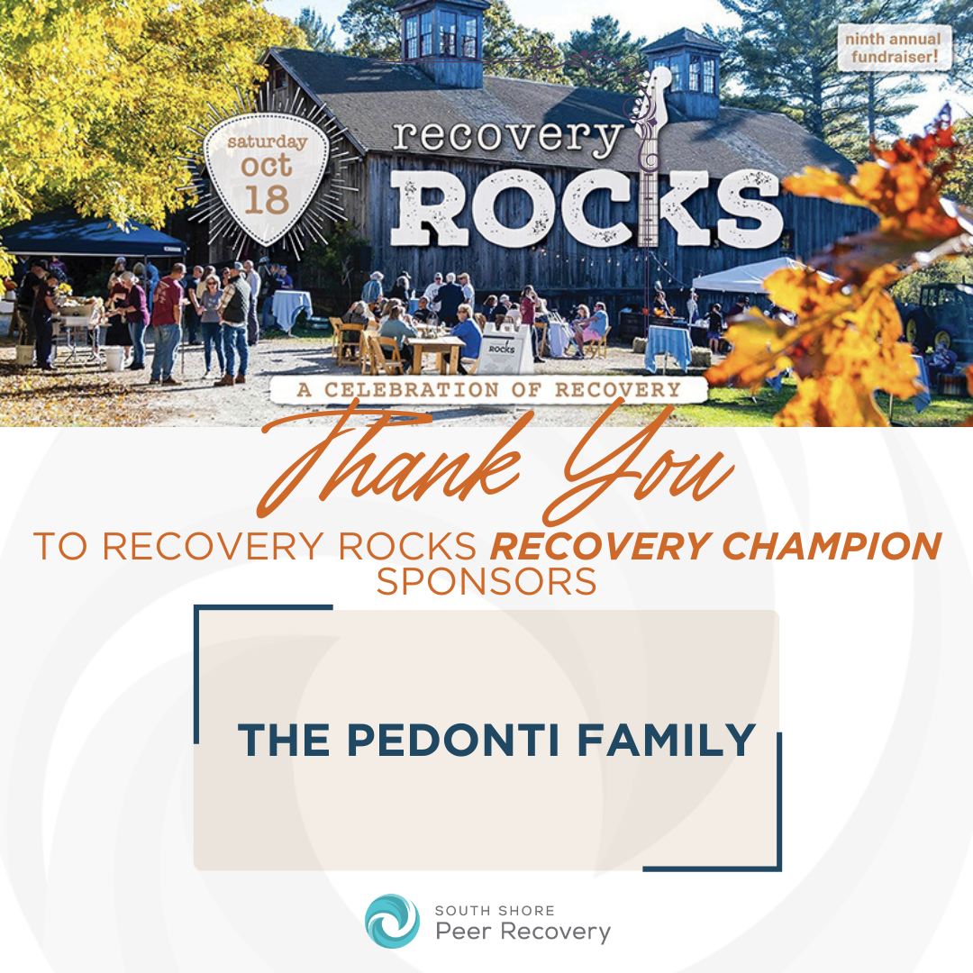South - Thank you to the Pedonti Family for your generous Recovery ...