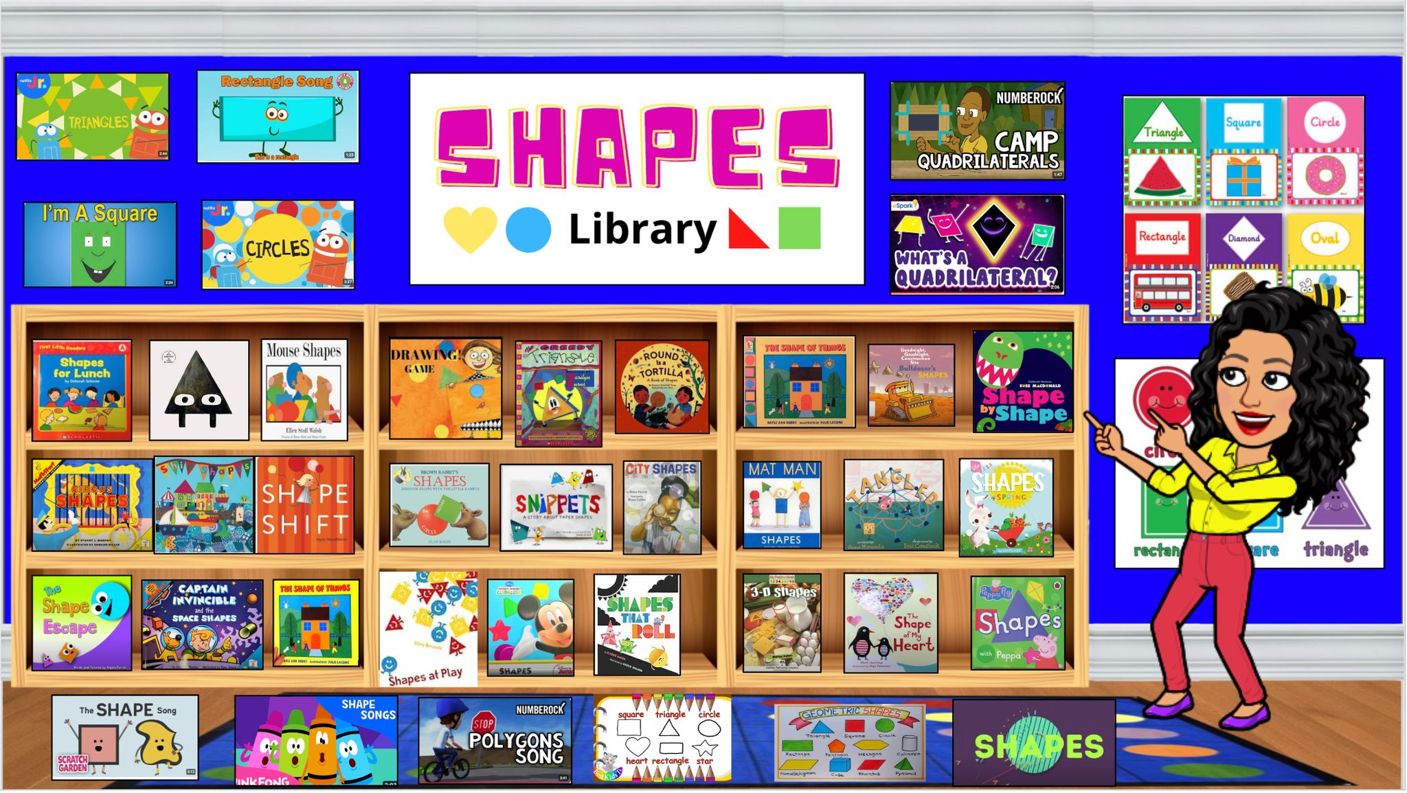 Shapes Library Grab a... - Creative Teaching with Miss Hecht | Facebook