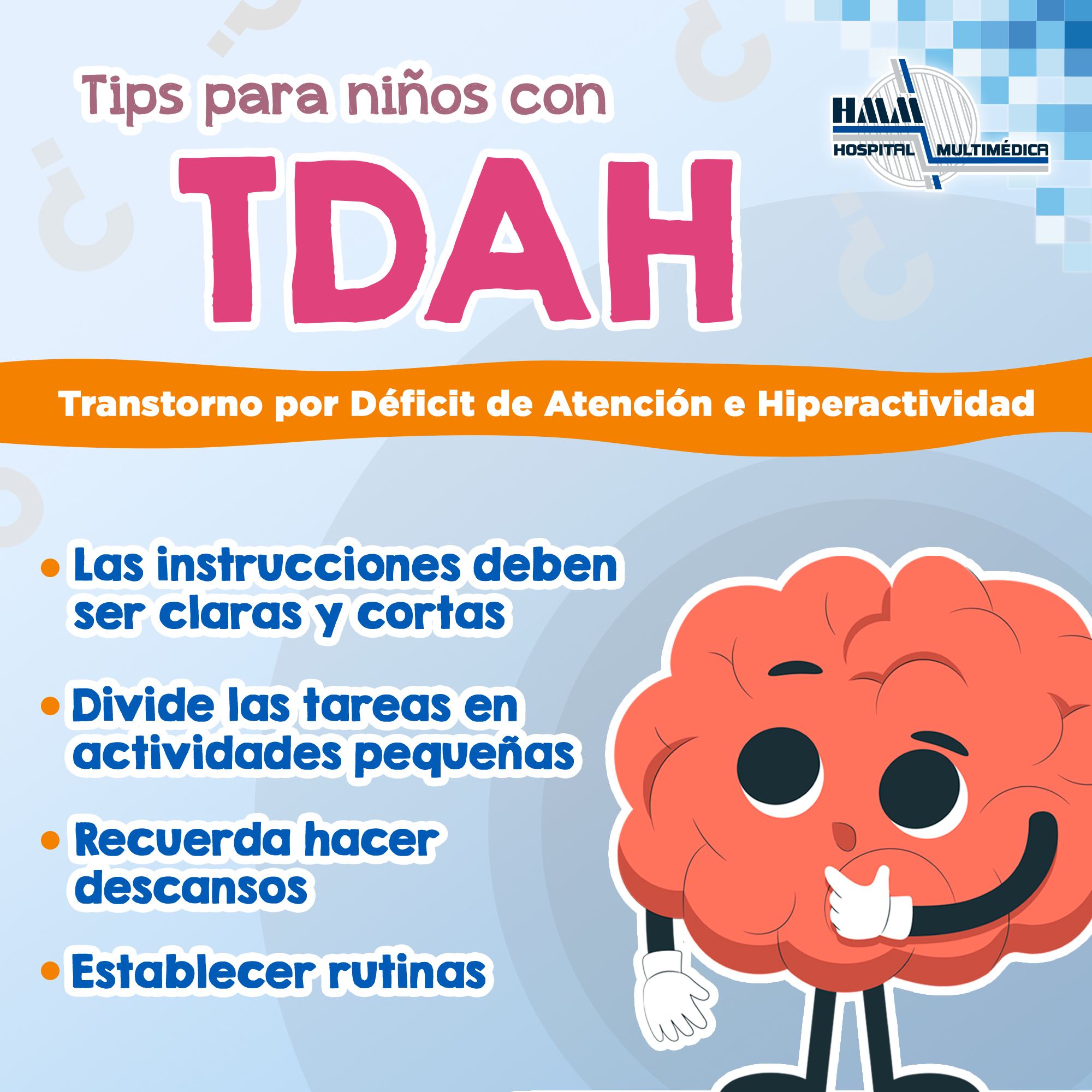 Multimédica - Tips para niños con TDAH 💡 Con paciencia y estrategias ...