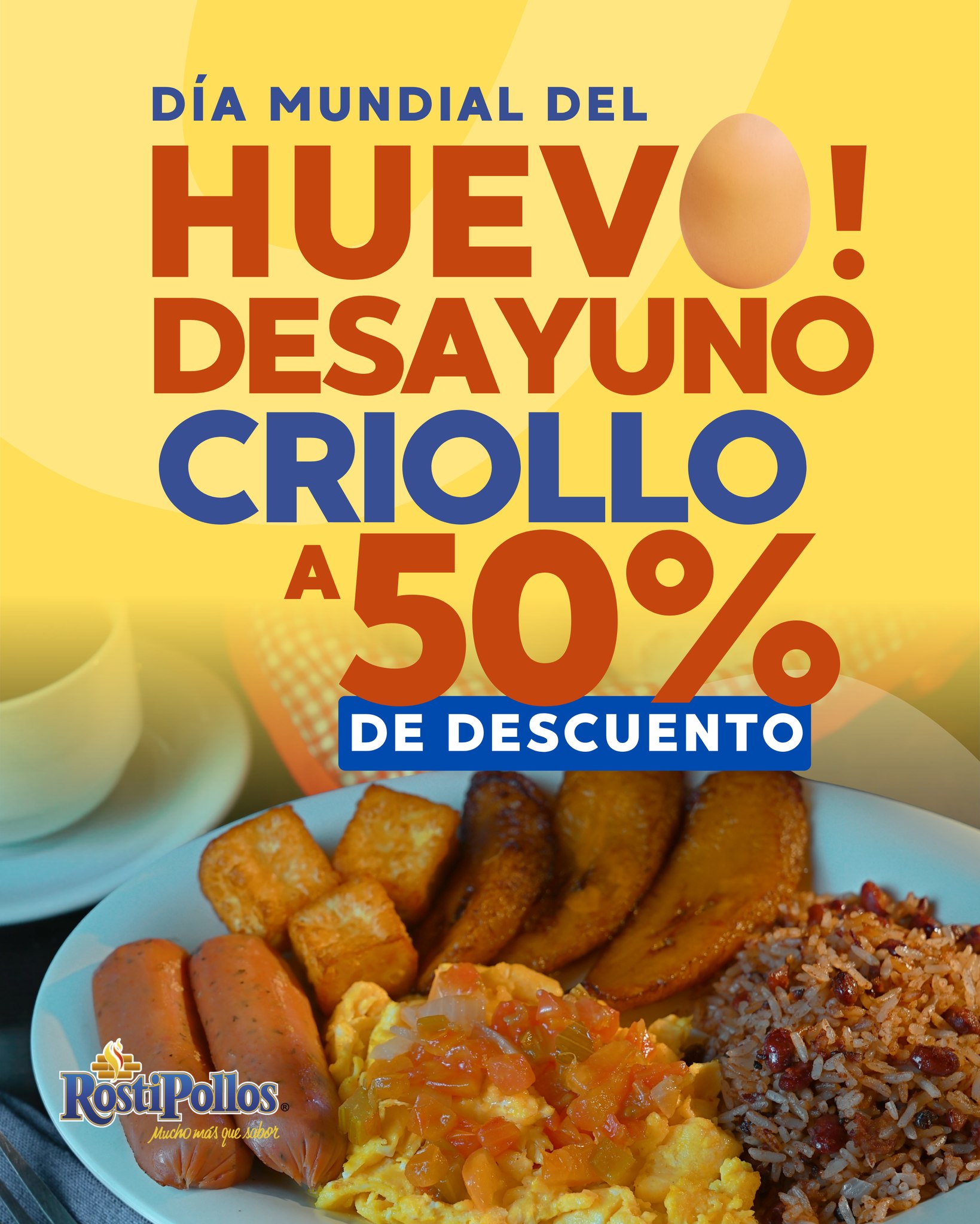 Rostipollos - 🥚☀️ ¡Mañana celebramos el Día del Huevo en grande en ...