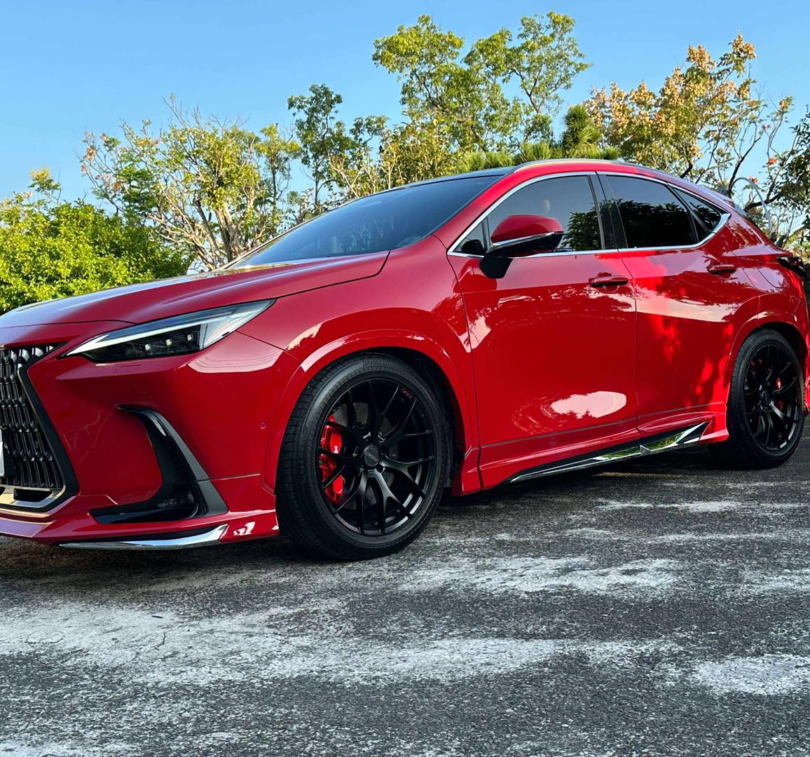 大眼睛油料 - Lexus NX帥哥 完美改裝流程 從Rays鋁圈、Modellista大包 再來是Tein FZ + edfc5電控 一步 ...