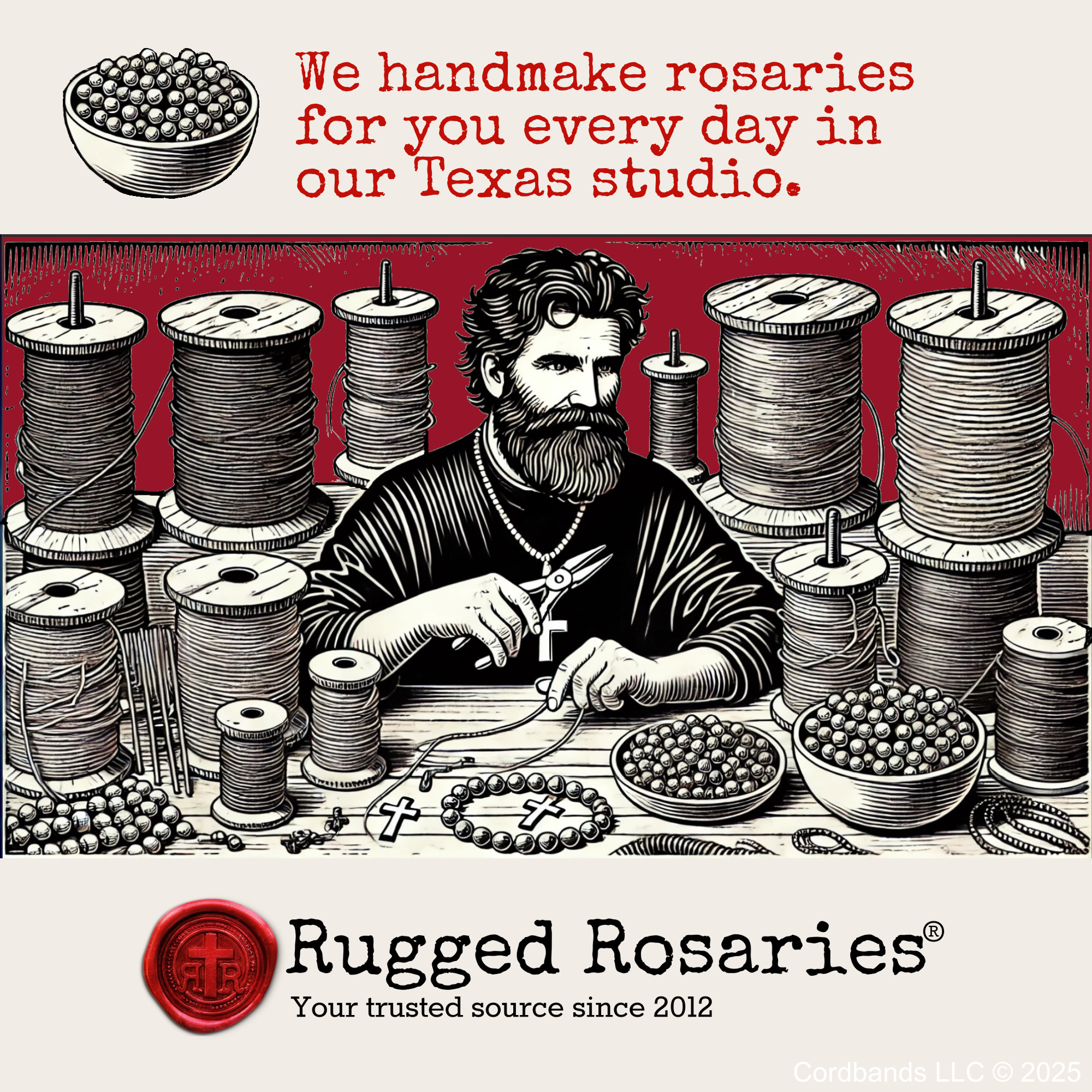 Rugged - We have been making rosaries since 2012. Let us make a special ...