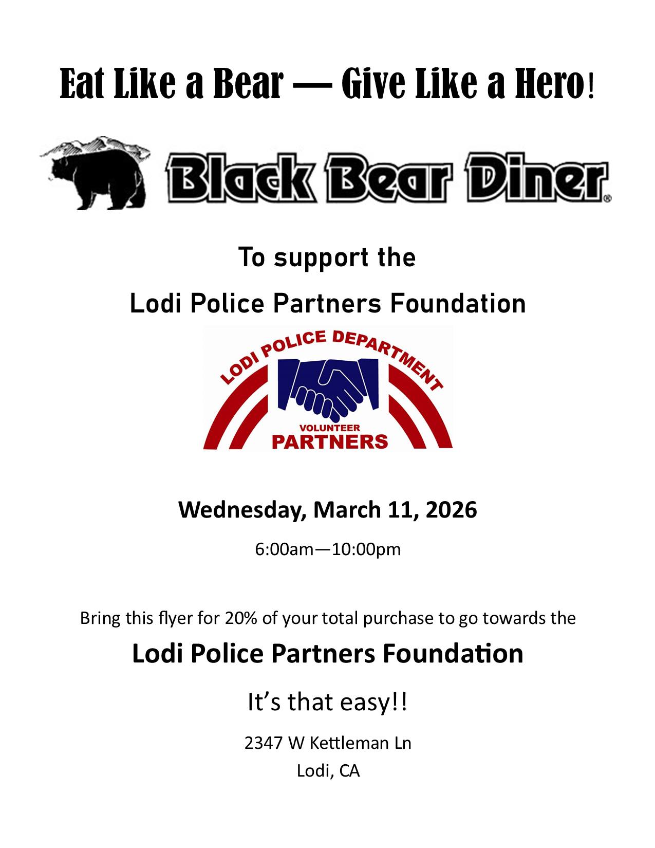 Lodi Police Department Partners | Lodi CA