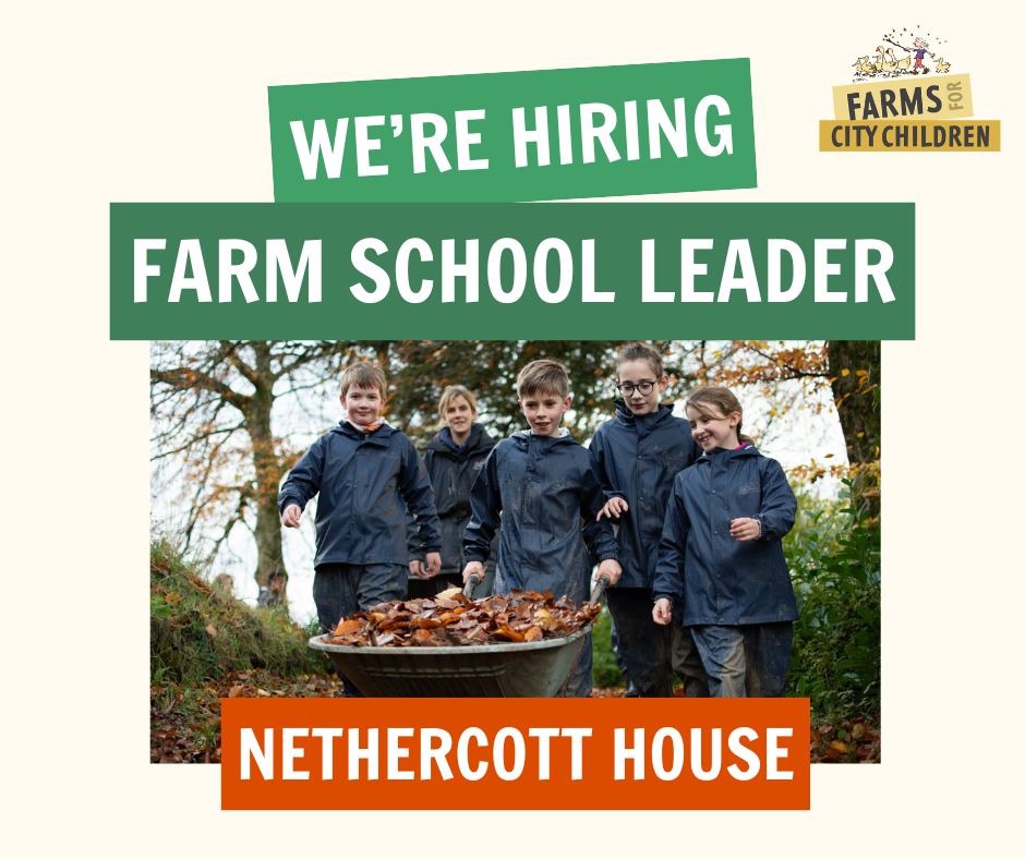 📢 We are hiring – Farm School... - Farms for City Children | Facebook