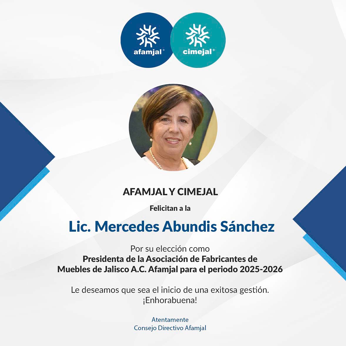 Afamjal - 🎉 Felicitamos a la Lic. Mercedes Abundis Sánchez por su ...