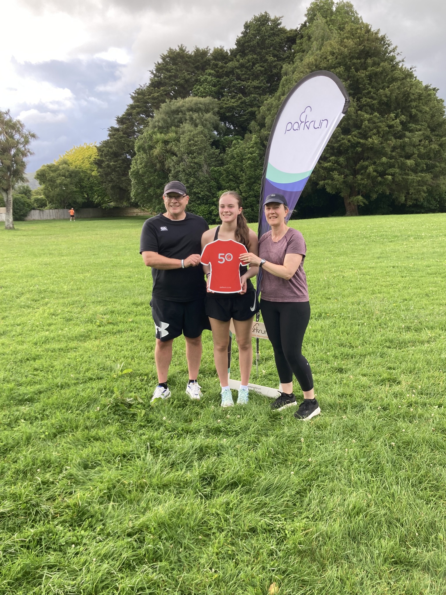 Trentham - Here's another family photo with all three completing 50 ...