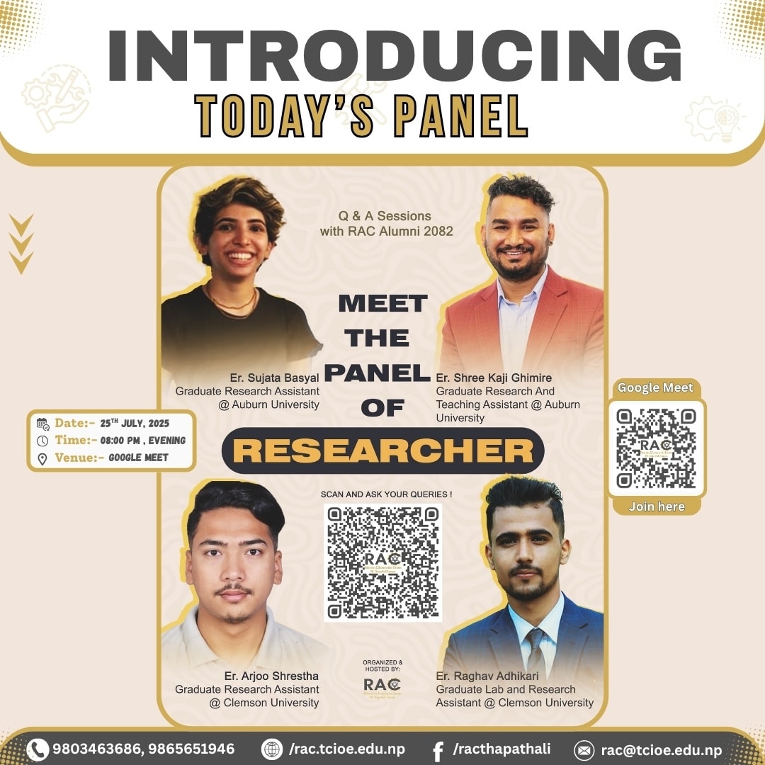 Robotics - 🔬 INTRODUCING TODAY’S PANEL 🌍 Curious about research ...