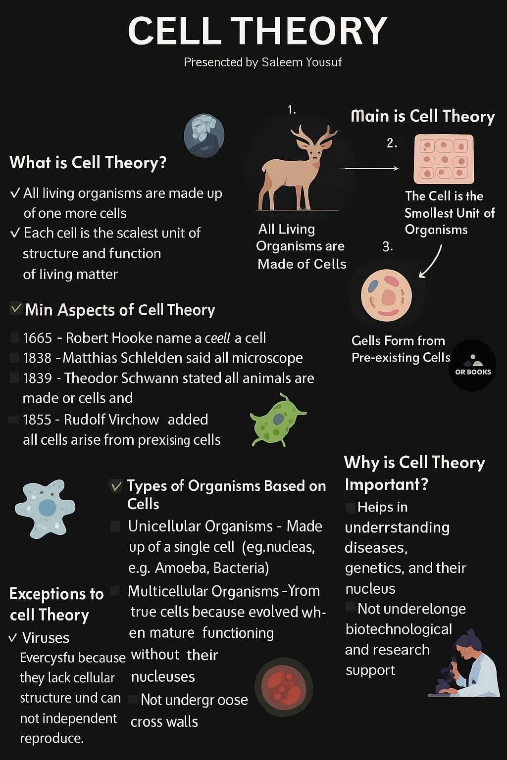Cell Theory Explanation With Diagrams