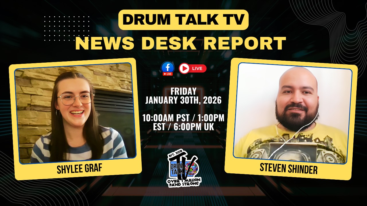 Drum Talk TV - Join Shylee Graf and Steven Shinder for the... | Facebook