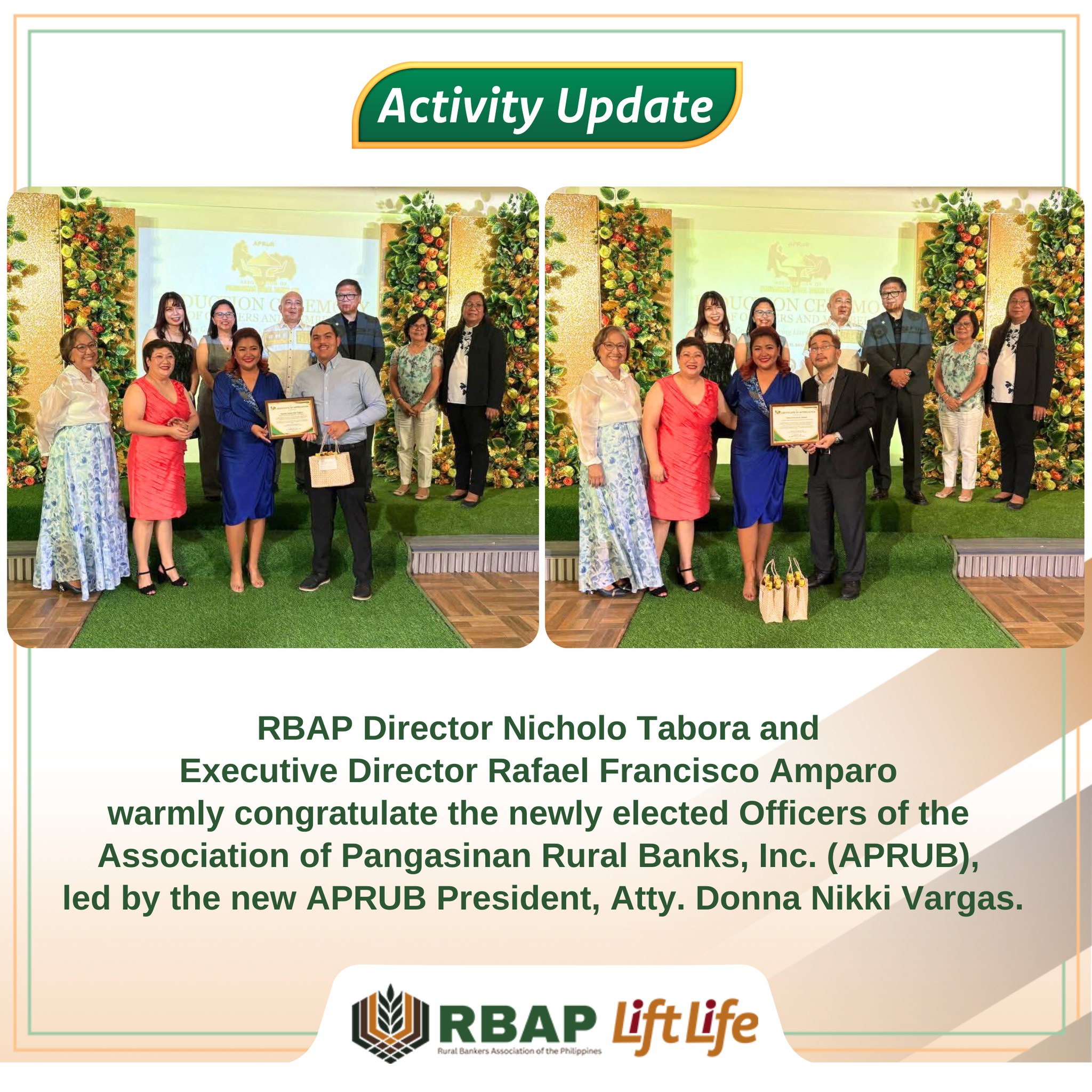 Rural - RBAP Director Nicholo Tabora and Executive Director Rafael ...