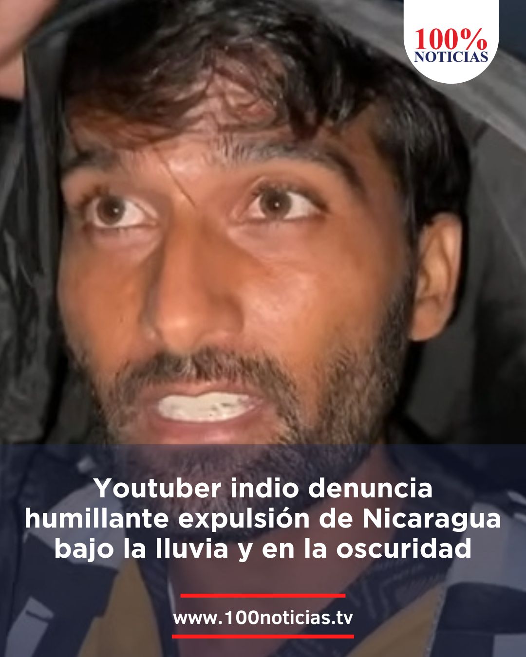100%Noticias - 🌧️🇮🇳 El youtuber indio Hodu Raj, creador de The Indo ...