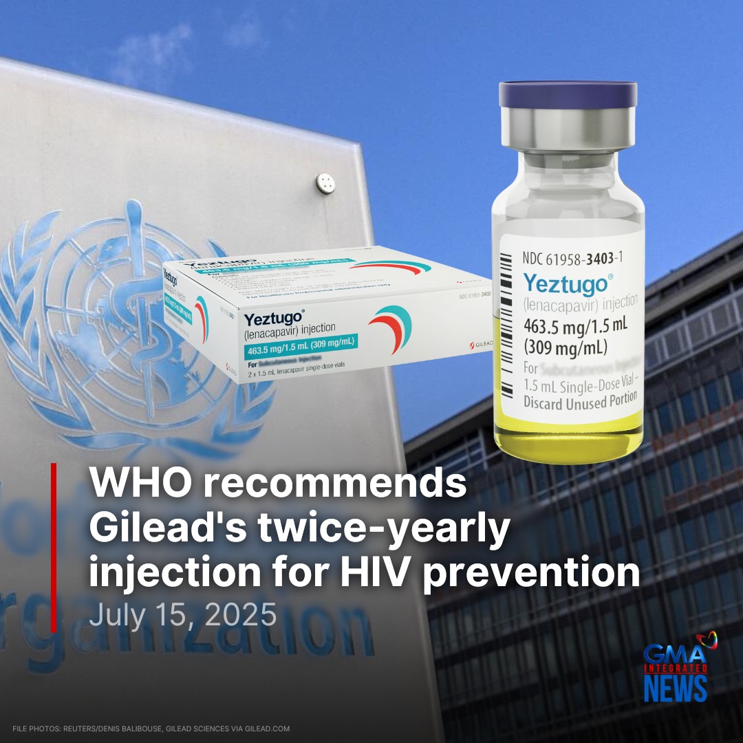GMA News - The World Health Organization (WHO) recommended... | Facebook