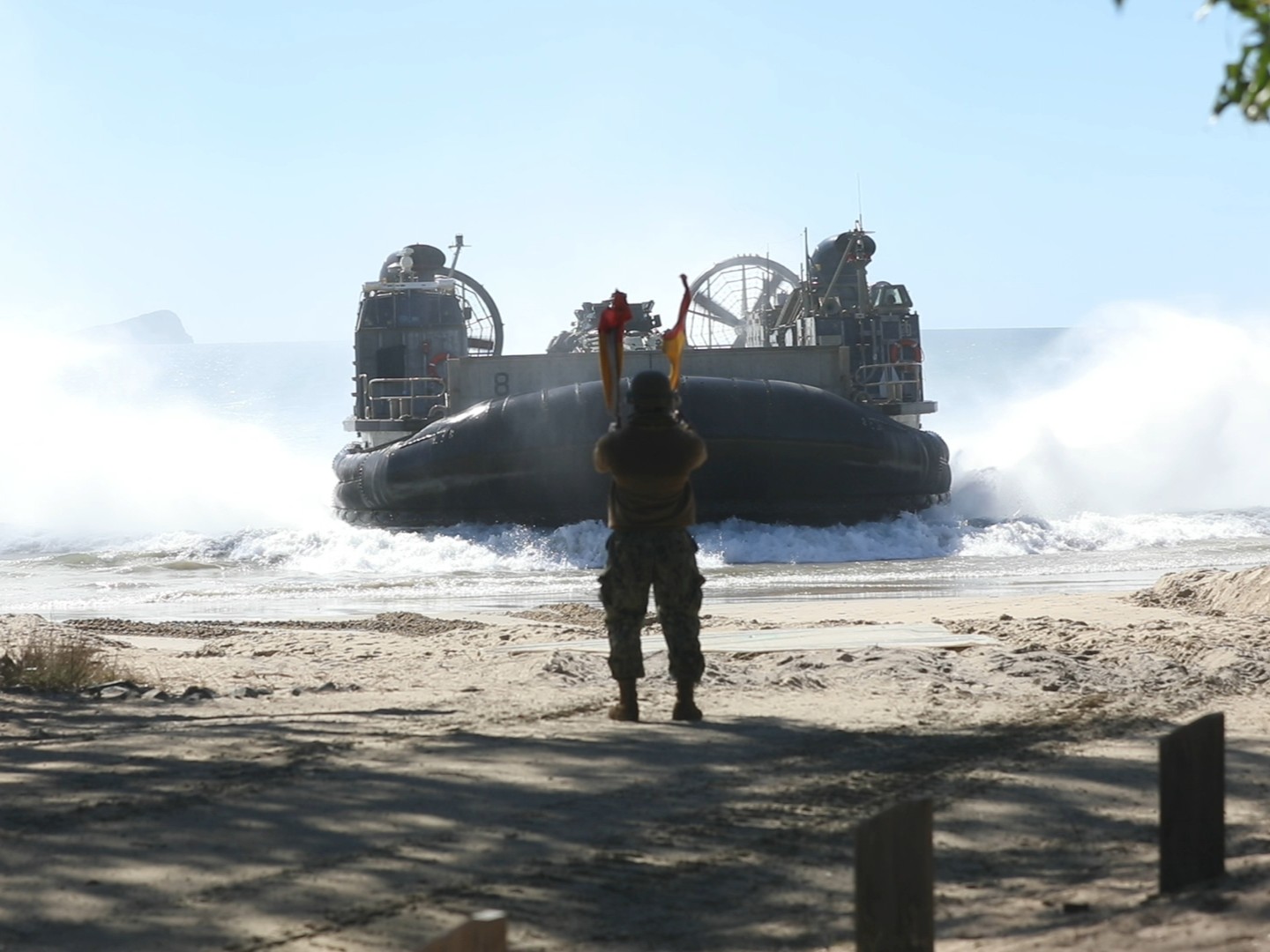 Oshkosh Defense - 📍Australia U.S. Navy Sailors signal an... | Facebook