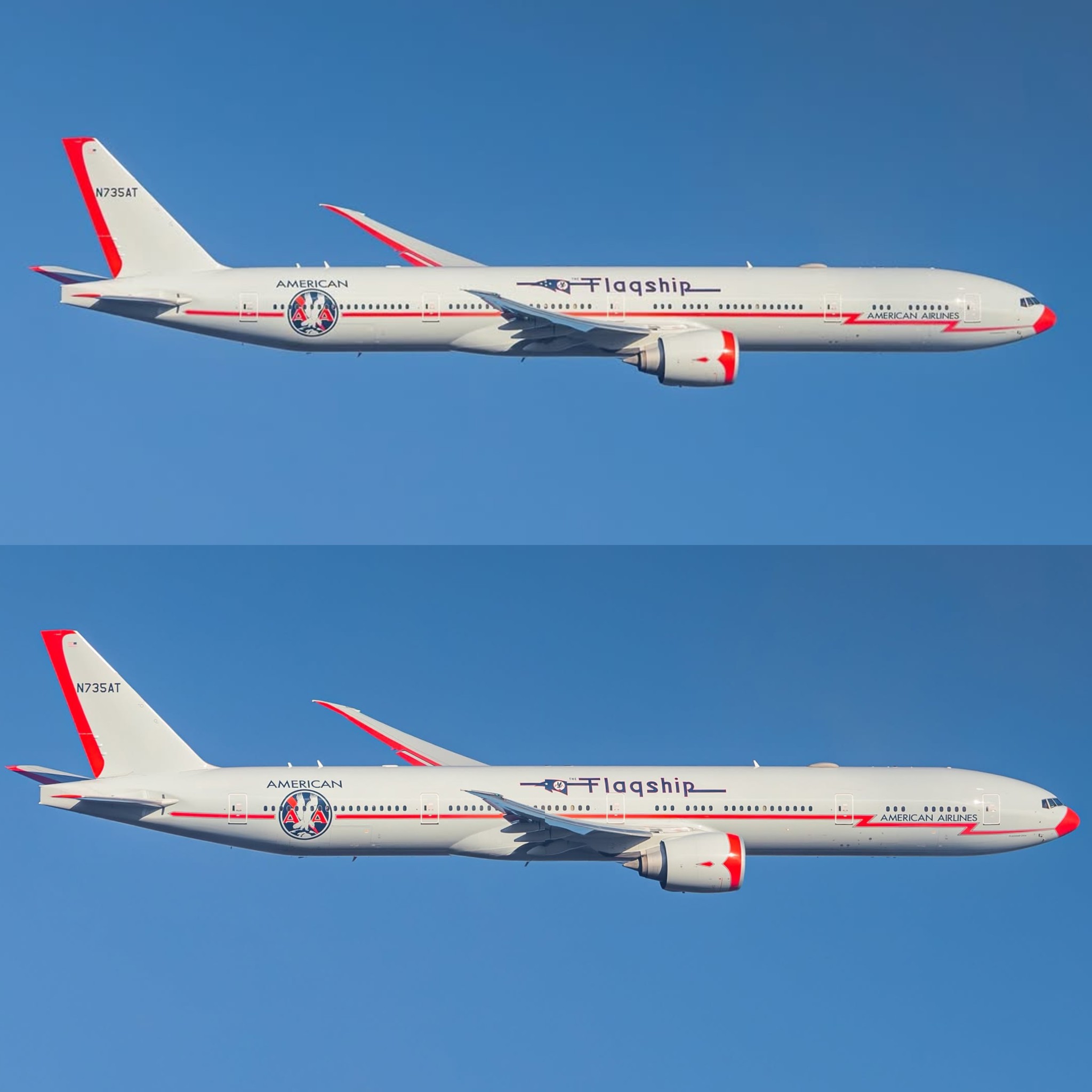 American Airlines Retro Flagship Livery - Boeing 777-323(ER