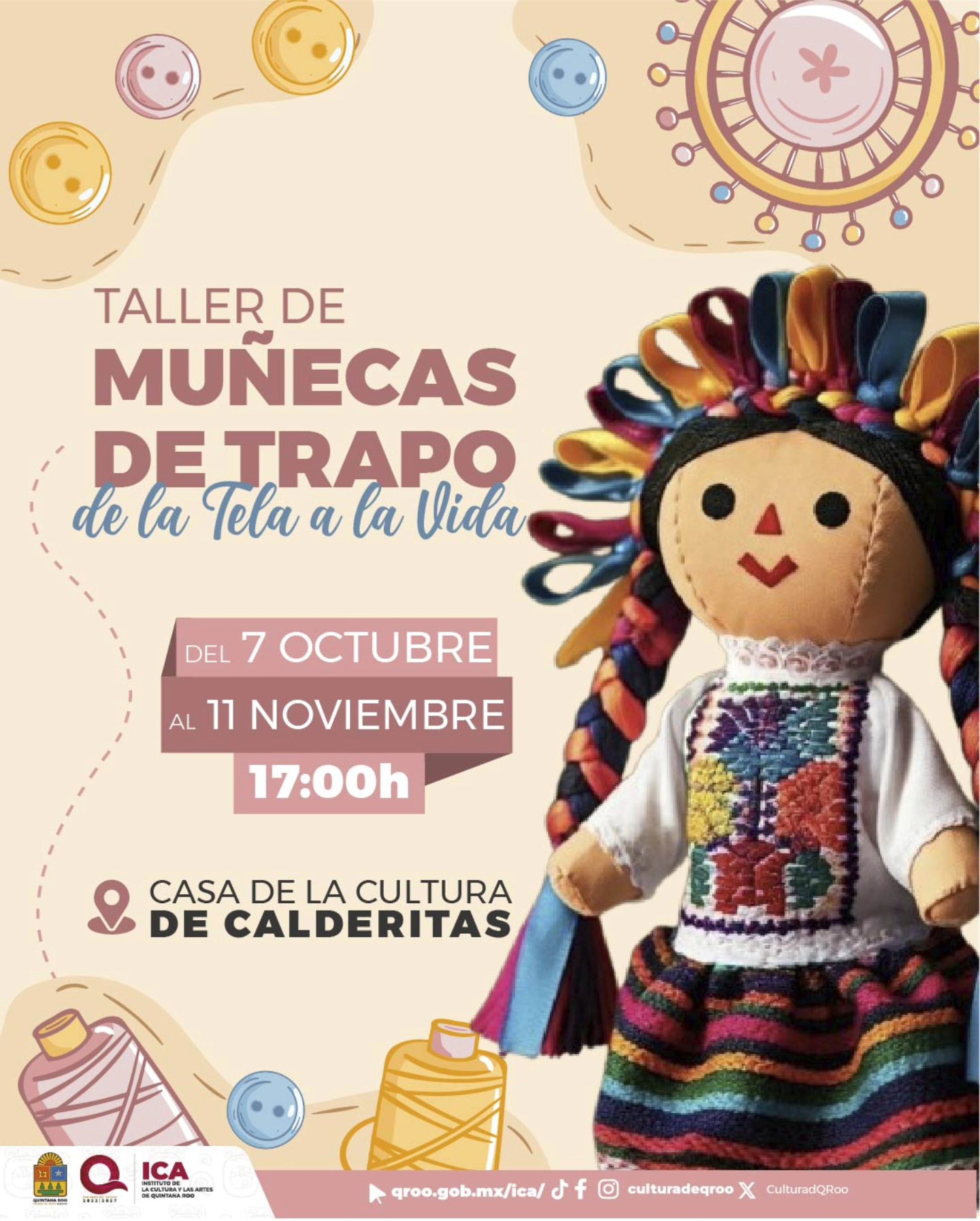 ICA - 👧 Taller de Muñecas de Trapo: De la Tela a la Vida 🧵 ️ Descubre