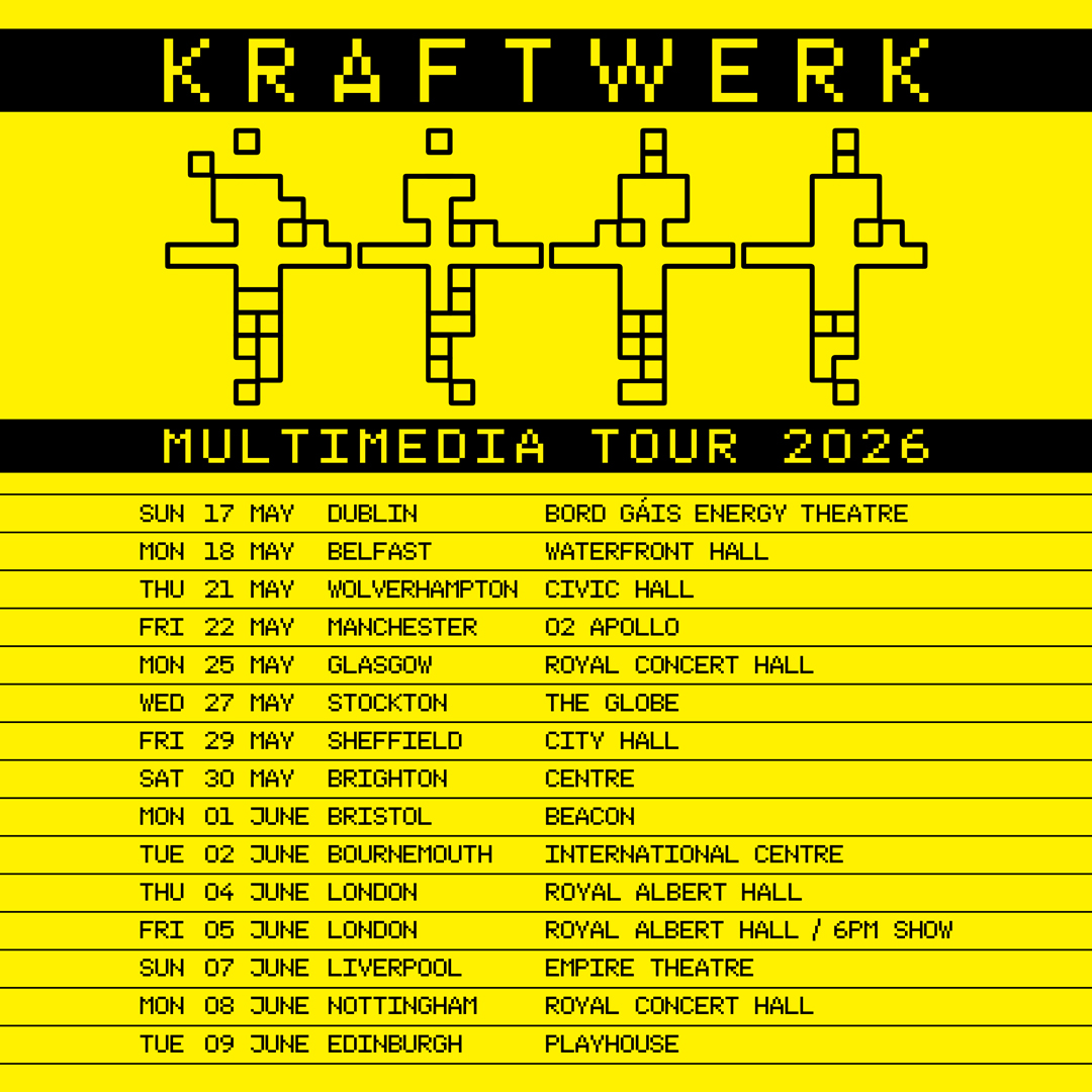 KRAFTWERK MULTIMEDIA TOUR JAPAN 2026 #kraftwerk #kraftwerkjapan
